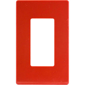 PLACA DECOR 2151RDST SENCILLA ROJA