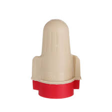 Conector resorte 3m rojo/beige 18 a 10 #54454