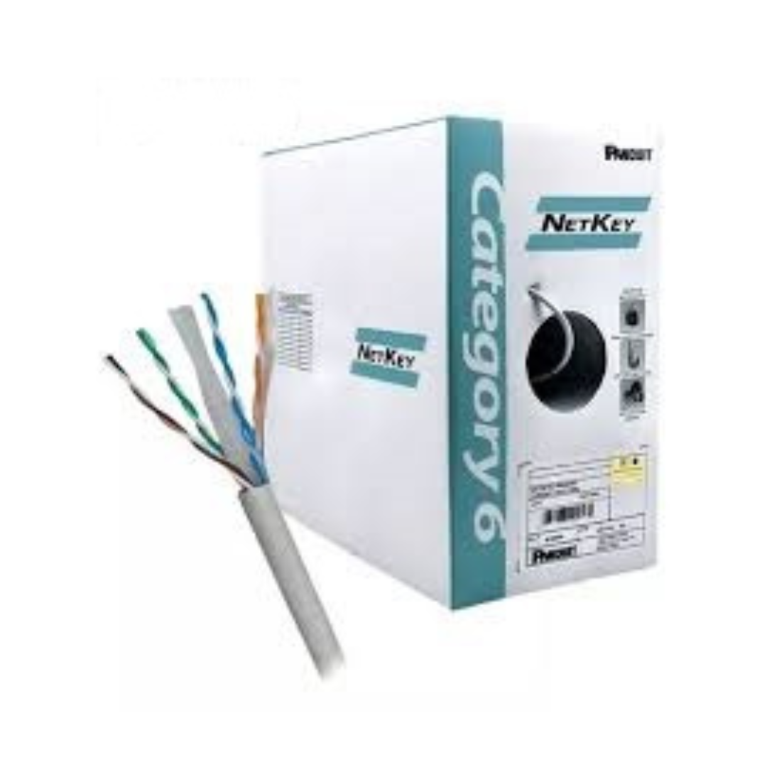 CABLE UTP PANDUIT CAT6 24AWG NETKEY GRIS #NUC6C04BU-FE – CircuitoCinco